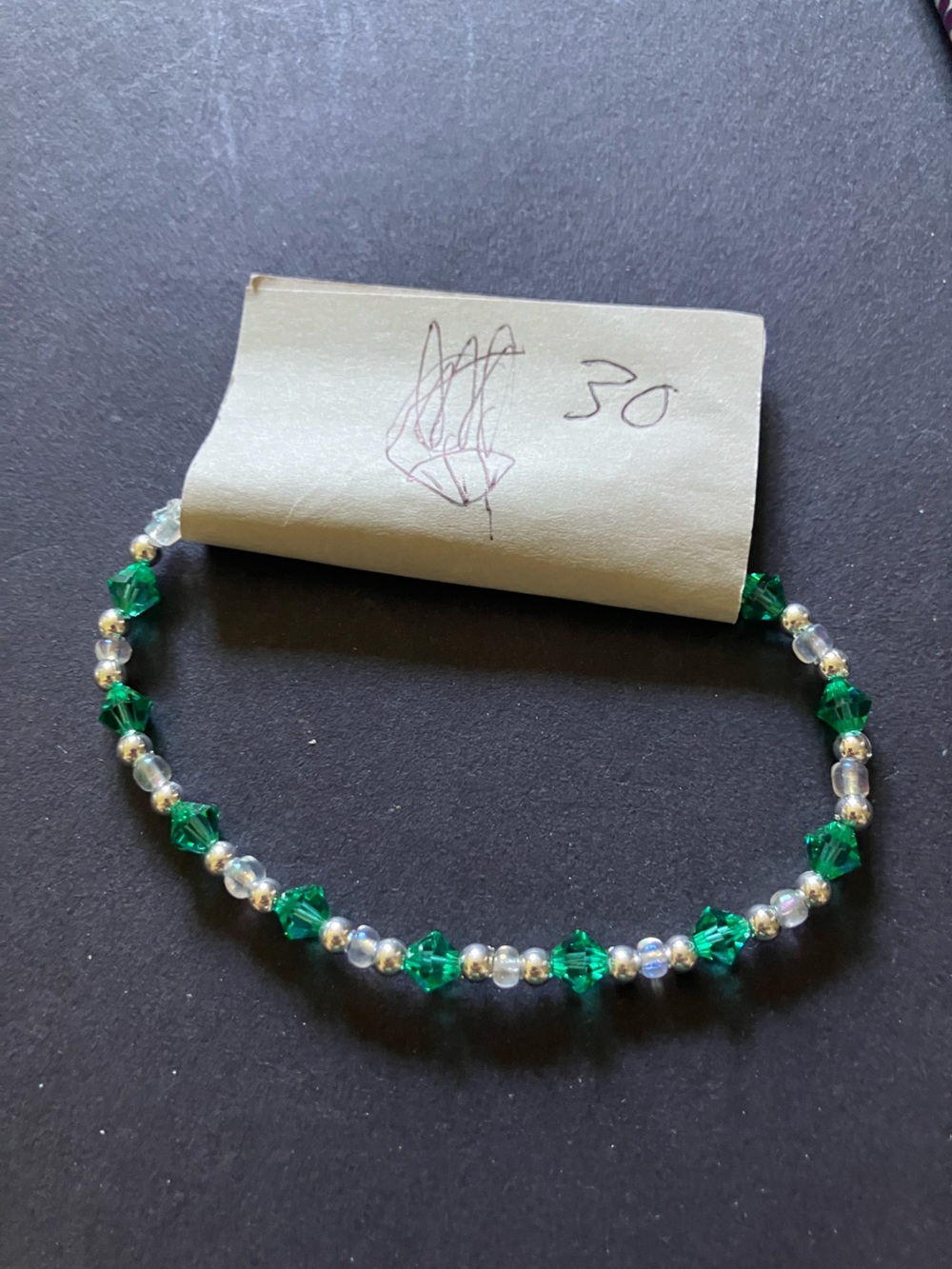 #30 handmade Swarovski bracelet